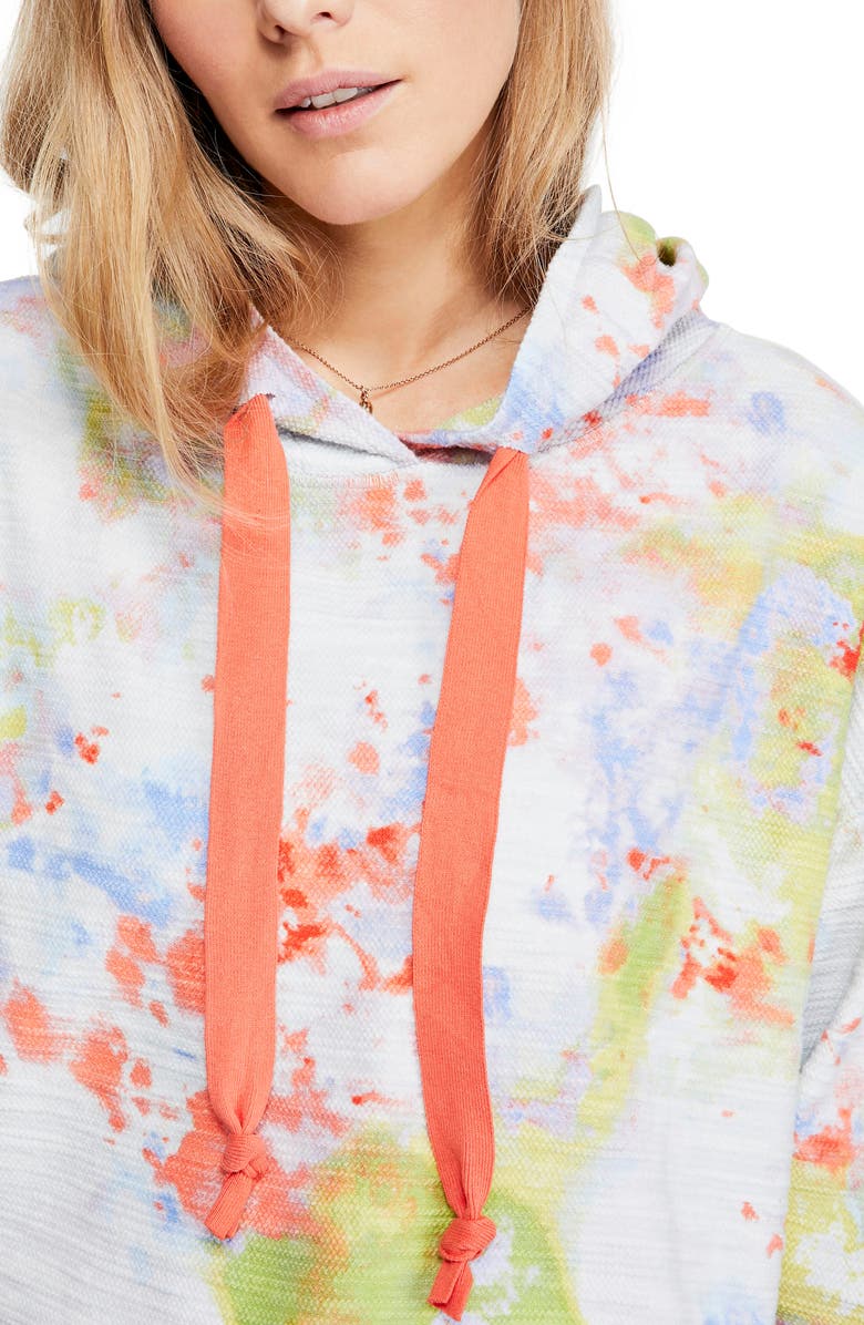 Free People Thinkin' About You Crop Hoodie, Alternate, color, 