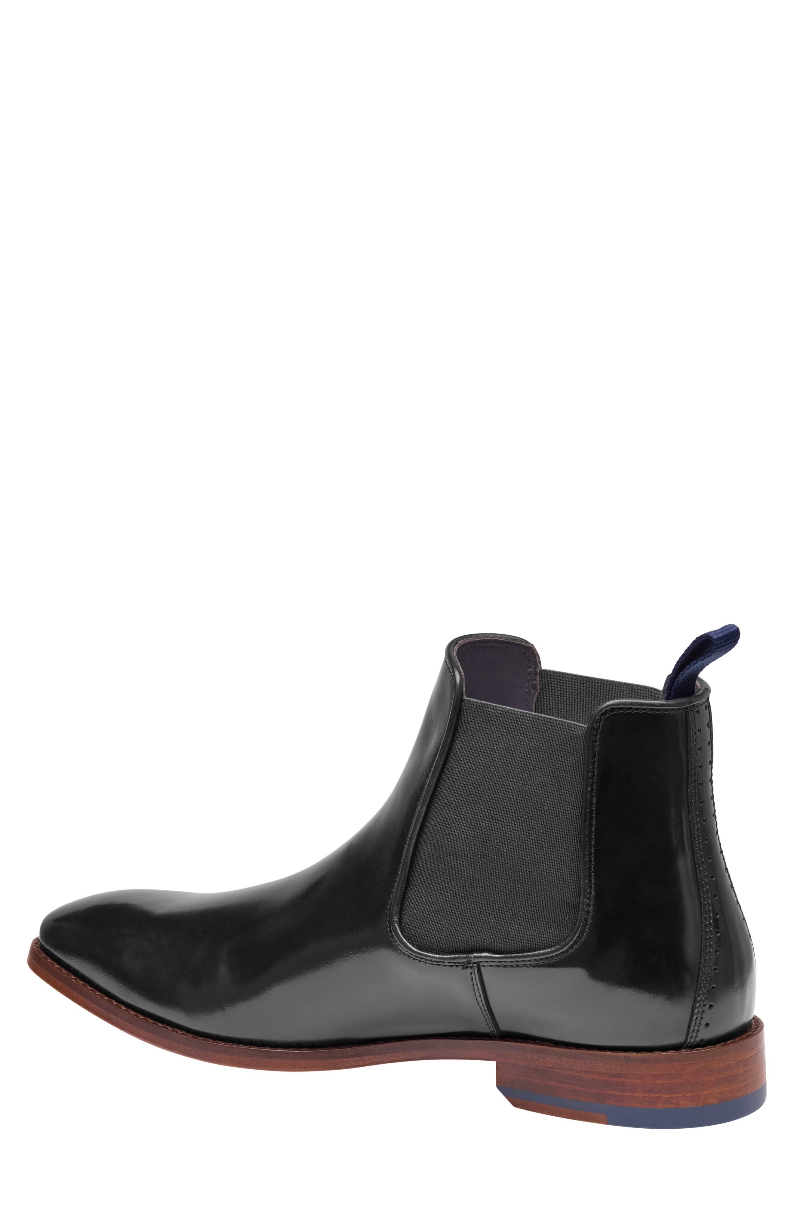Arrister Leather Chelsea Boot, Alternate, color, BLACK ITALIAN FULL GRAIN