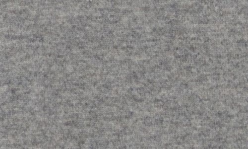 Vince Crewneck Wool Blend Cardigan In Gray