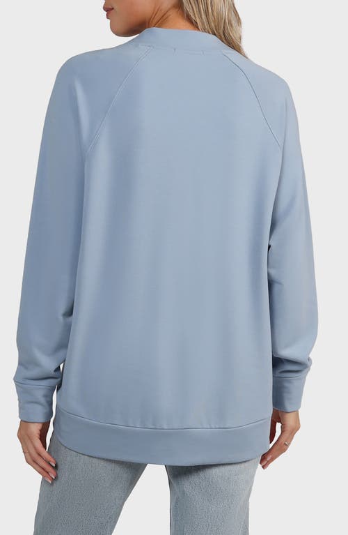 Matty M . Denny Knit Cardigan In Blue