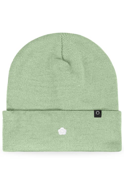 Dalix Lil Flower Beanie Cap In Green