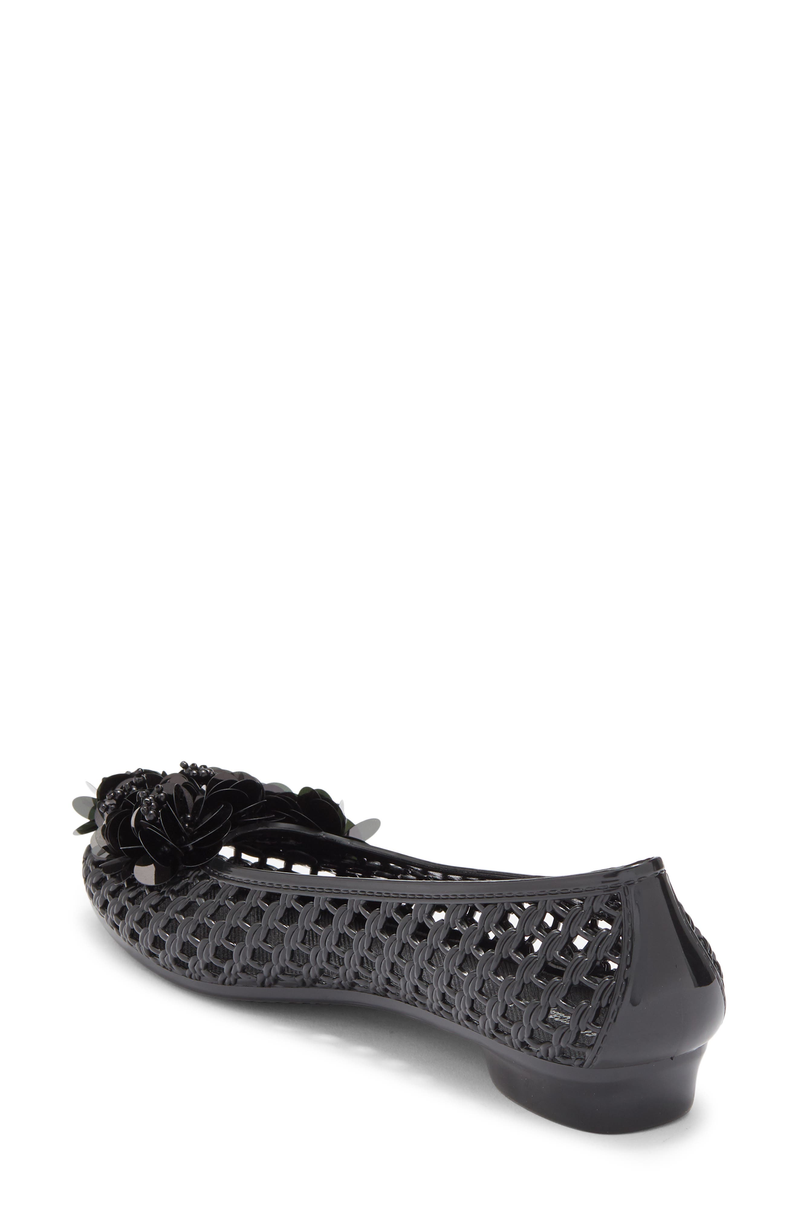 Jeffrey Campbell Whimzy Jelly Flat, Alternate, color, Black Combo
