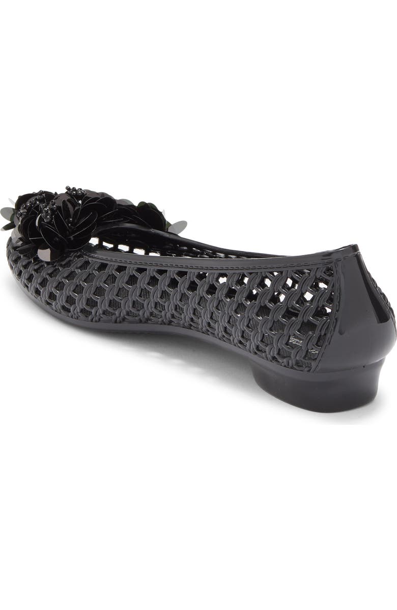 Jeffrey Campbell Whimzy Jelly Flat, Alternate, color, Black Combo