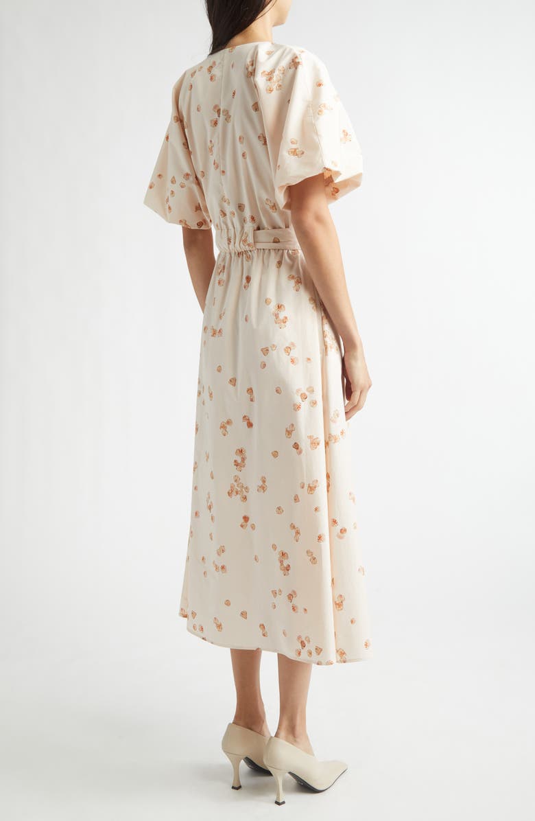 Altuzarra Paulina Petal Print Shirtdress, Alternate, color, 416689 Pale Blush Ao Petals