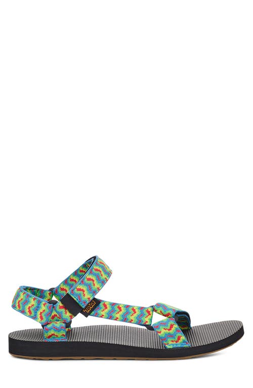 Teva 'original Universal' Sandal In Wiggle Cendre Blue
