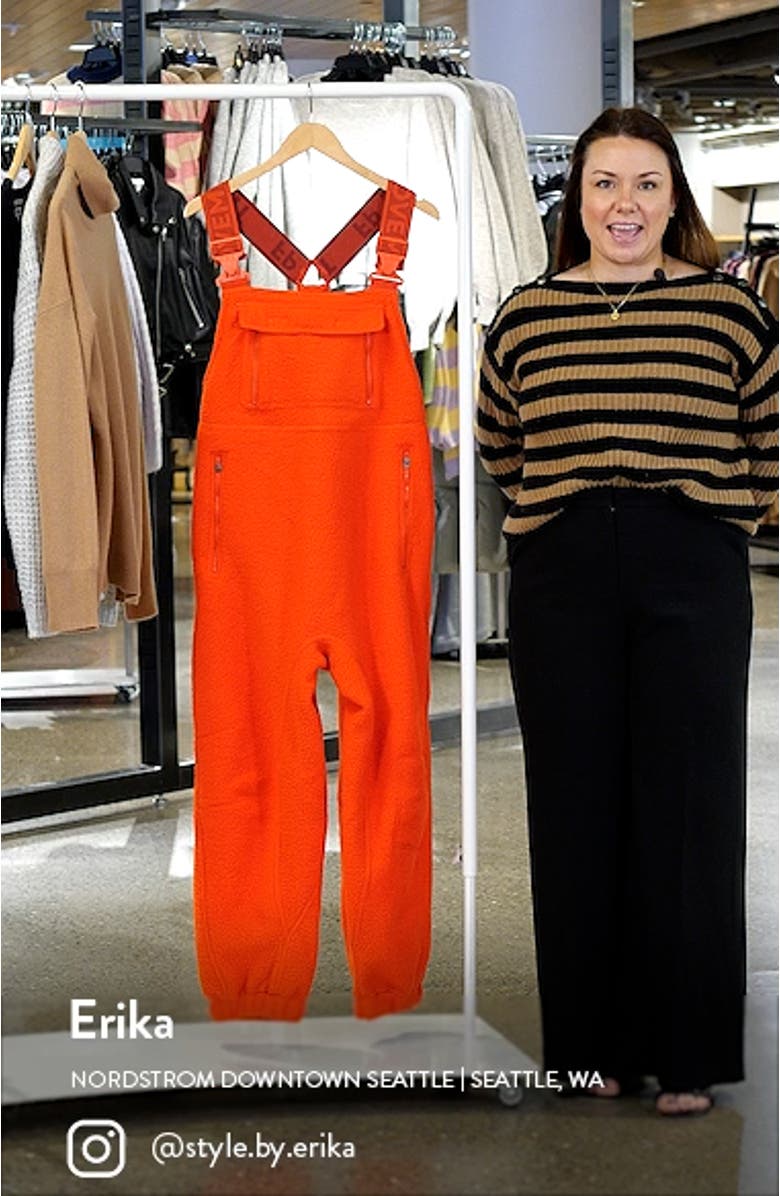 FP Movement Hit the Slopes High Pile Fleece Snow Bibs, sales video thumbnail