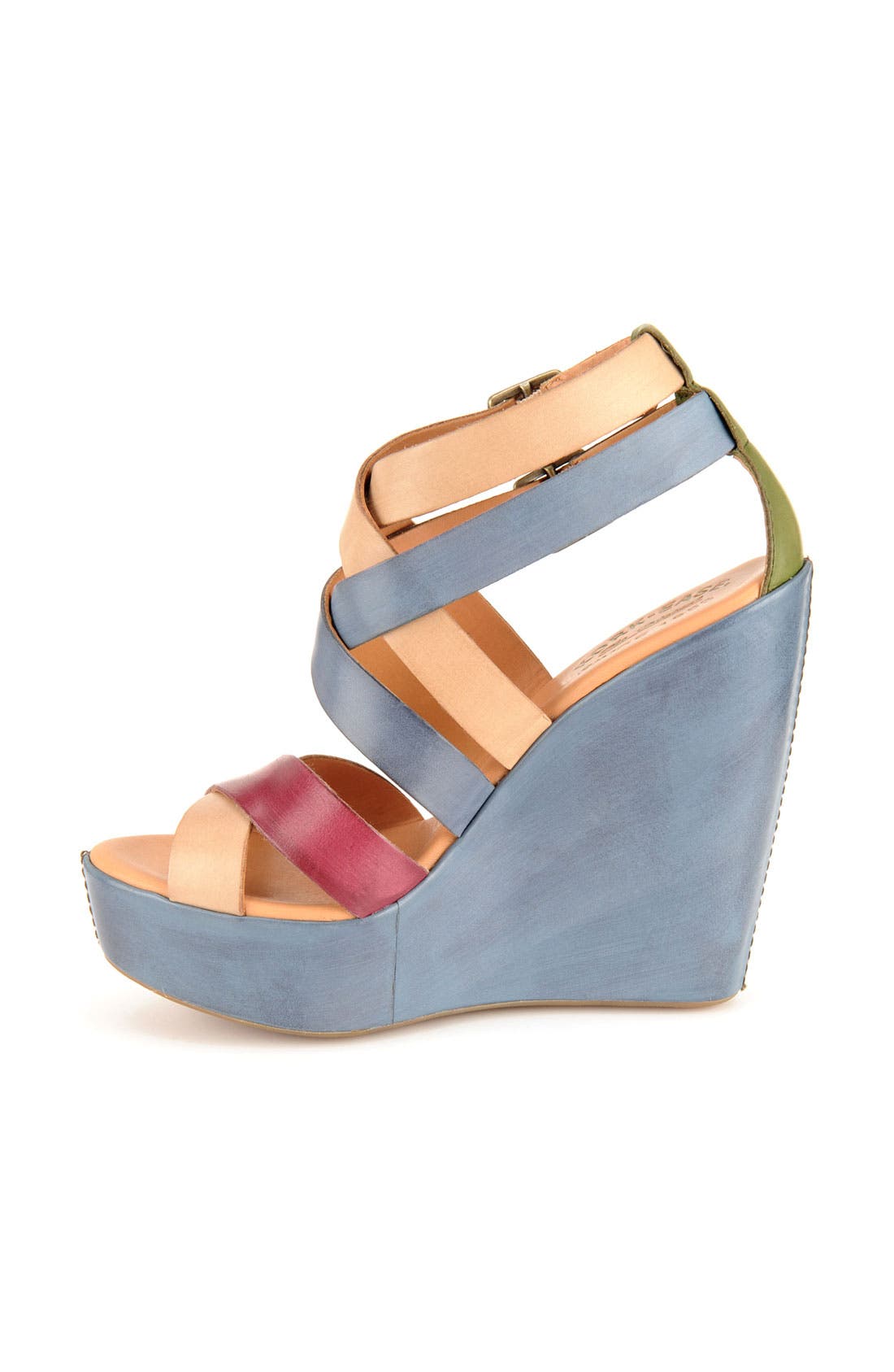 Kork-Ease 'Hailey' Wedge Sandal, Alternate, color, MULTI COLOR