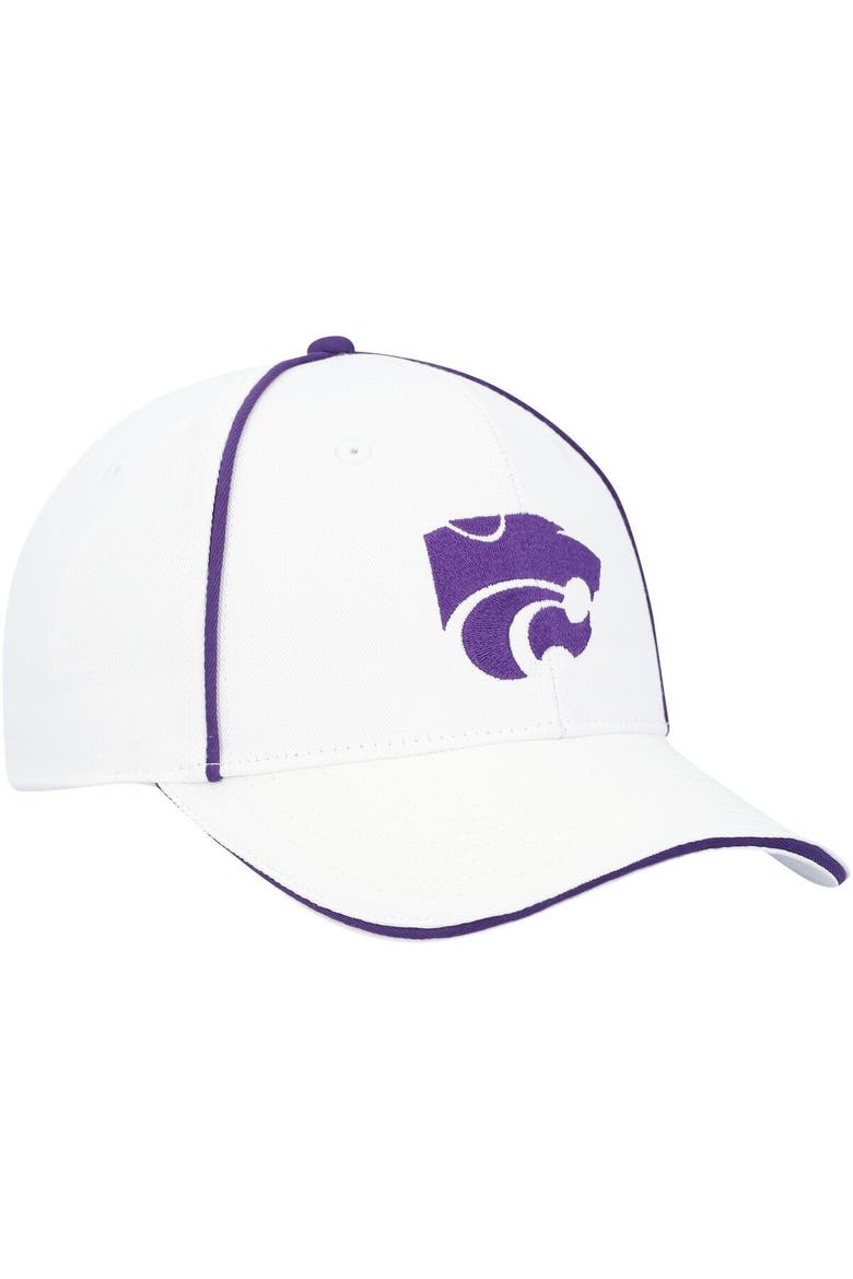 Men's Colosseum  White Kansas State Wildcats Take Your Time Snapback Hat, Alternate, color, White