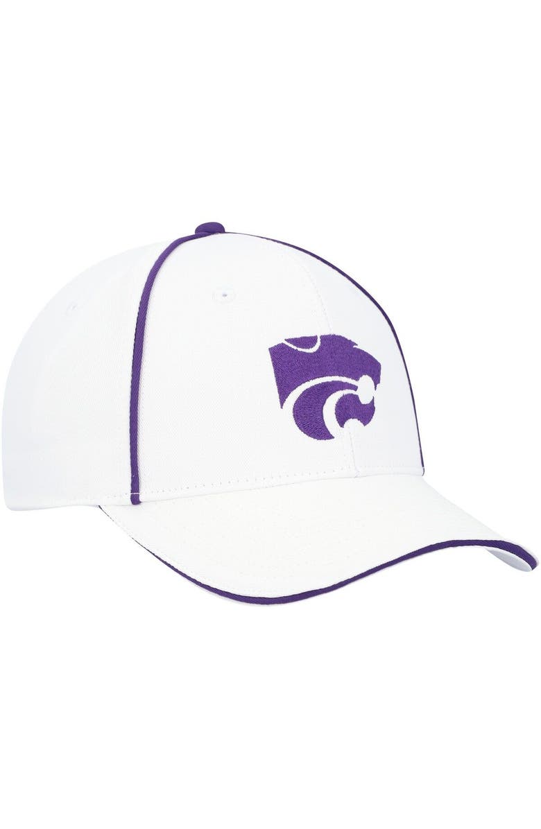 COLOSSEUM Men's Colosseum  White Kansas State Wildcats Take Your Time Snapback Hat, Alternate, color, 