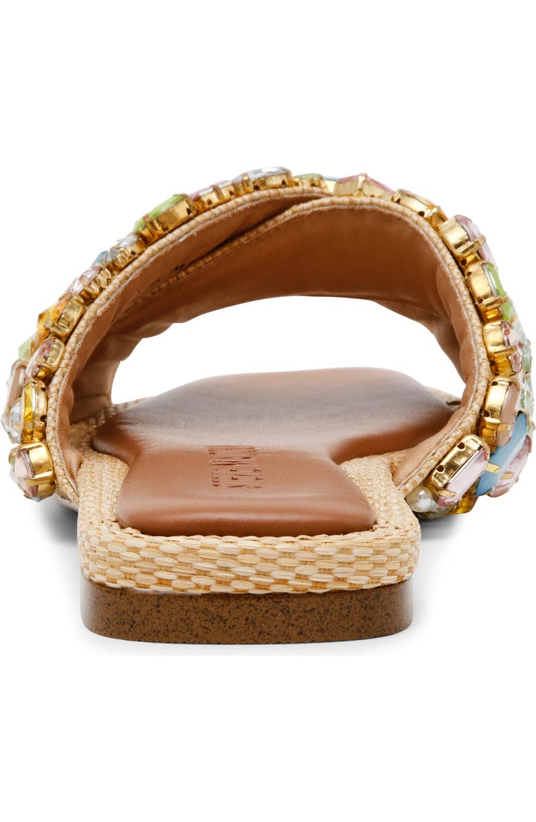 Steve Madden Levity Crystal Embellished Sandal, Alternate, color, Gold Multi