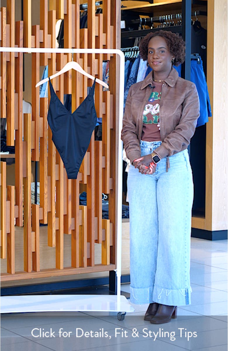 Sol Searcher Low Back One-Piece Swimsuit, sales video thumbnail