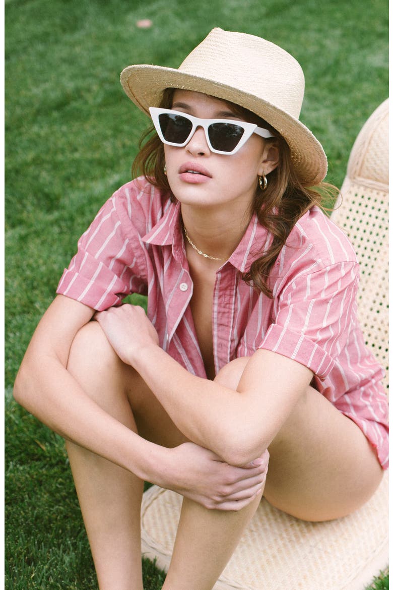 Lera II Straw Fedora, Alternate, color, TAN/ KHAKI