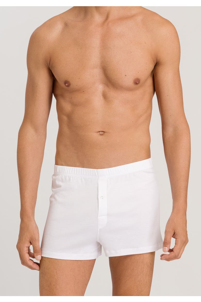 Sea Island Cotton Boxer, Alternate, color, White