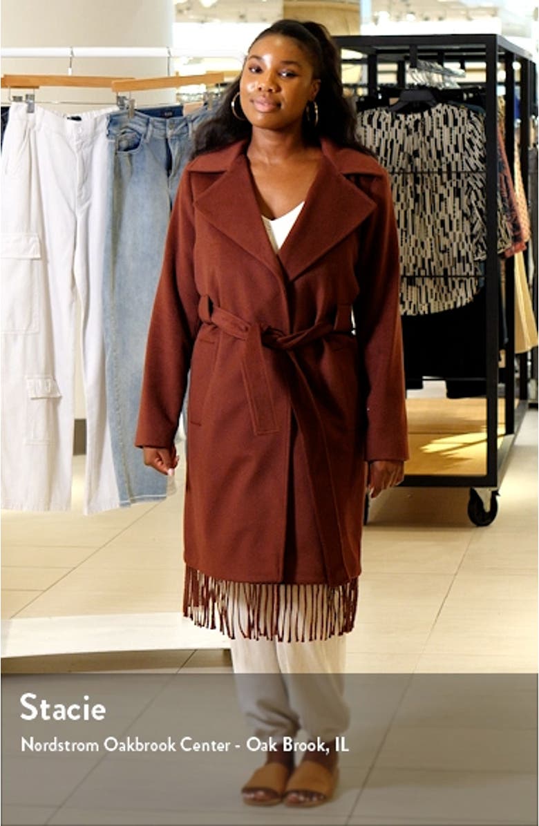 Fringe Wrap Coat