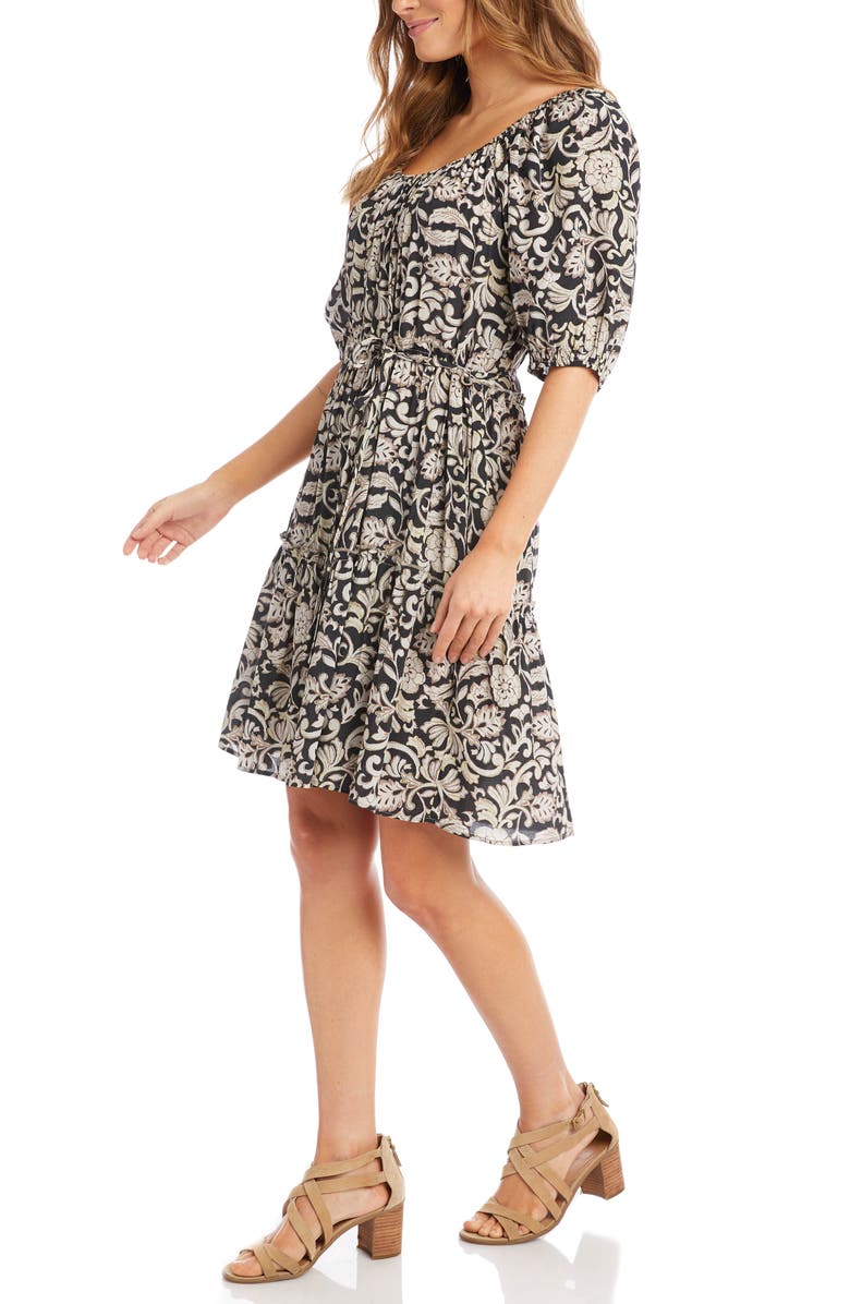 Karen Kane Tiered Floral Dress, Alternate, color,
