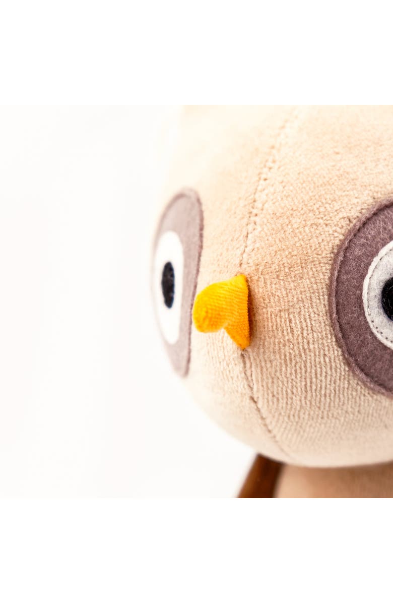 ADADA Ida, the owl stuffed animal, Alternate, color, Beige