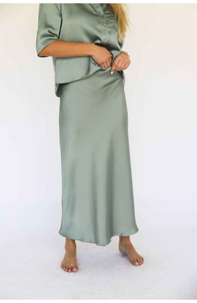 By Tess Collection Ella Skirt, Alternate, color, Champagne