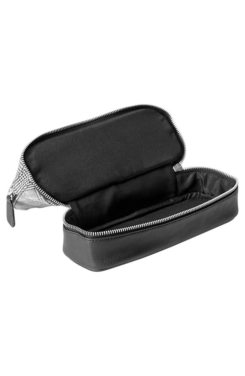 Cathy's Concepts Monogram Glen Plaid Travel Case, Alternate, color, 