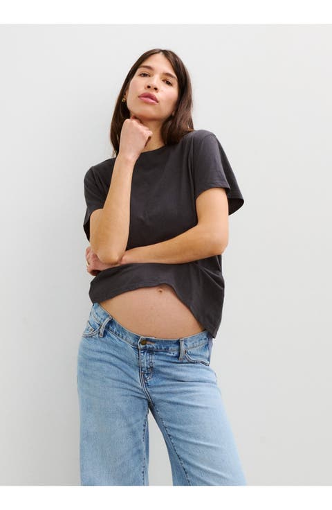 The Washed Cotton Short Sleeve Crew Tshirt