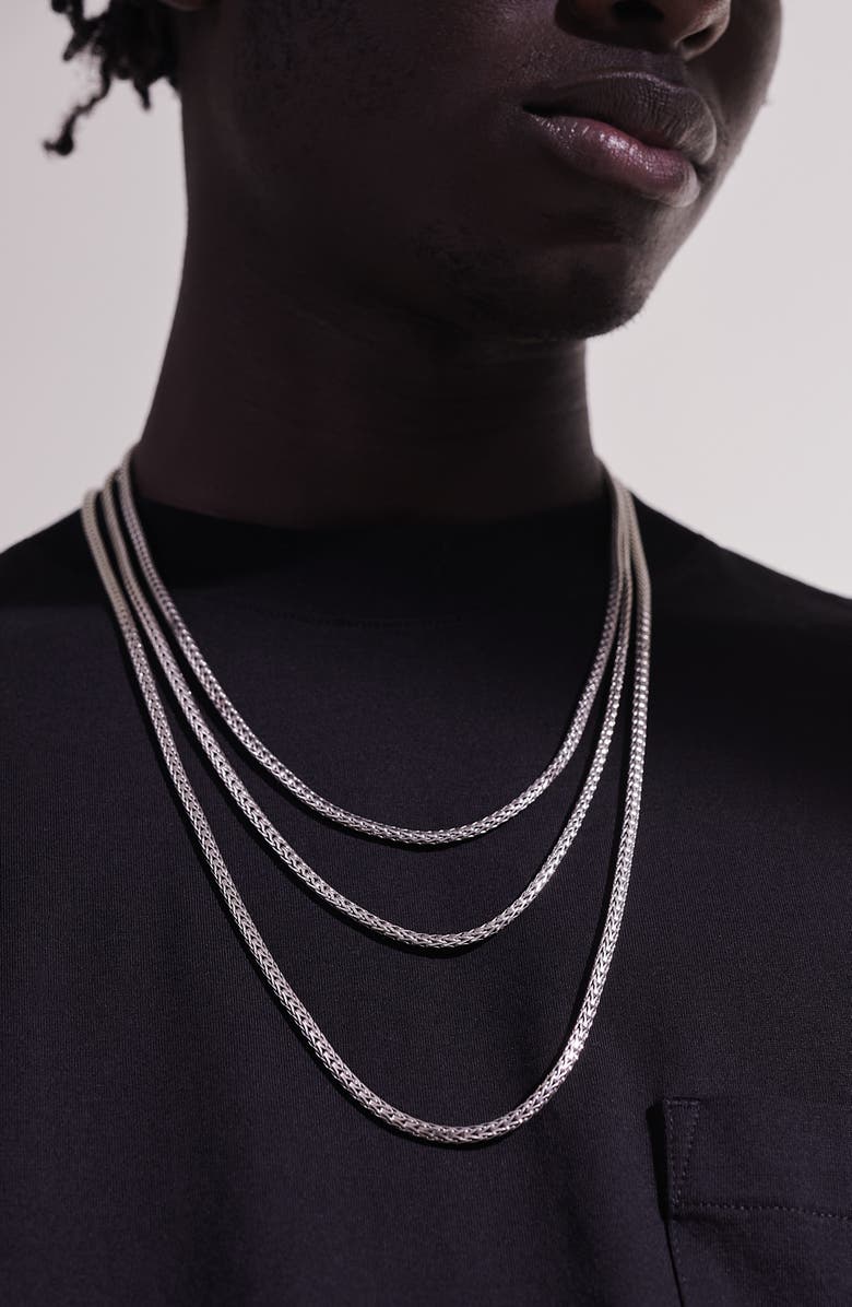 John Hardy Icon Necklace, Sterling Silver, 3.5mm, Alternate, color,