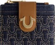 True Religion Horseshoe Quilted Small Wallet
