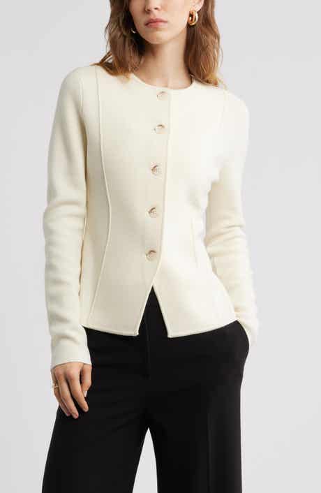 Merino Wool Sweater Jacket
