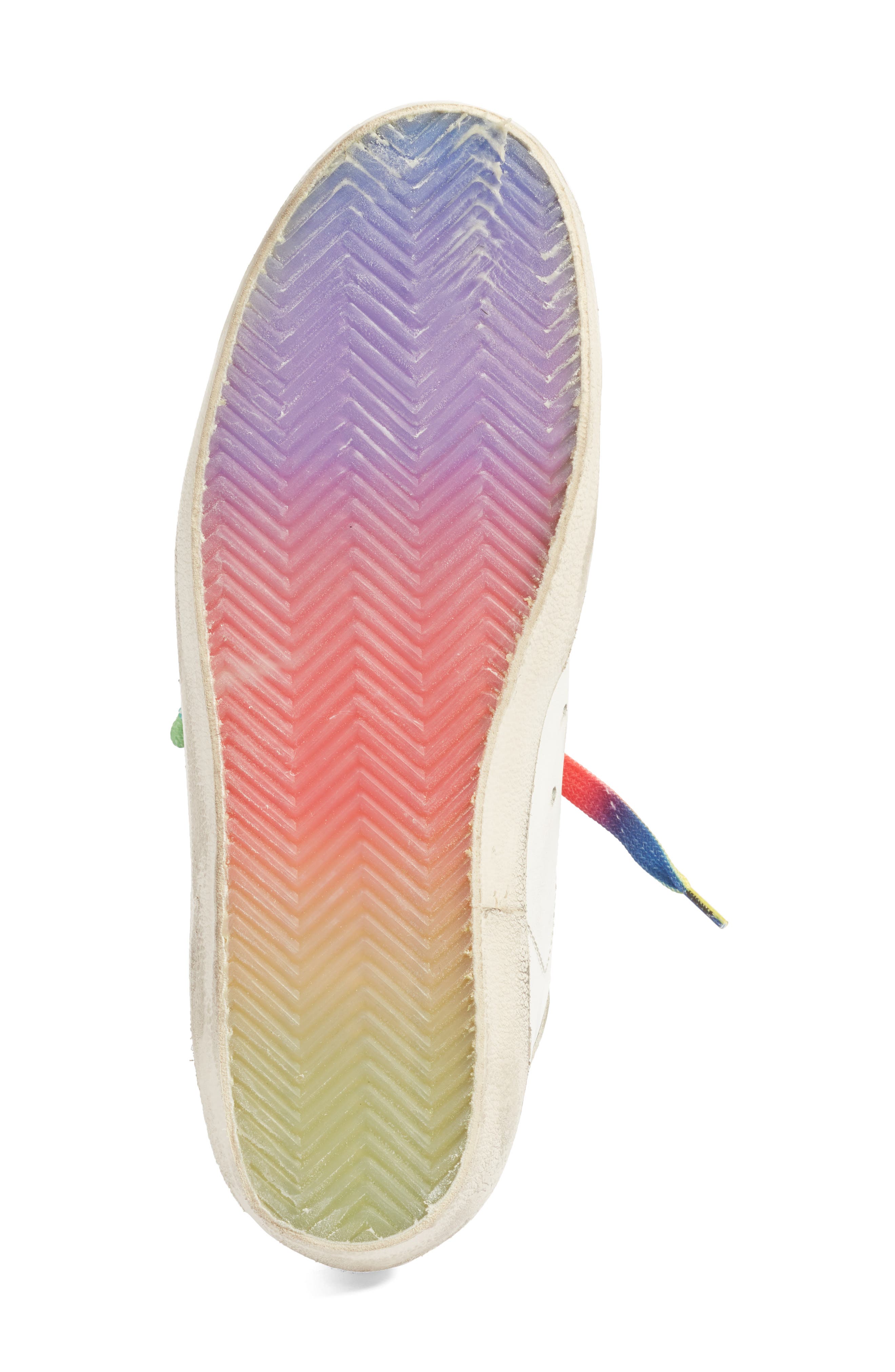 Golden Goose Superstar Rainbow Low-Top Sneaker, Alternate, color, 