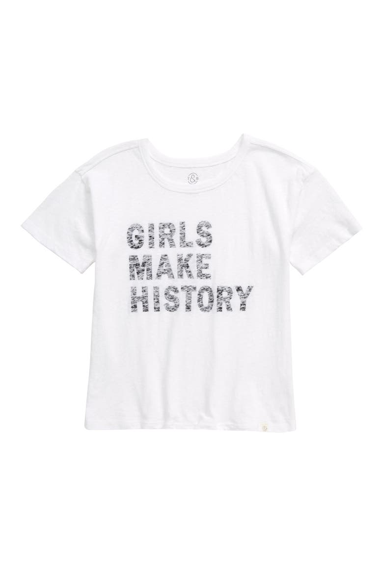 Local Graphic Tee, Main, color, WHITE- BLACK MAKE HISTORY