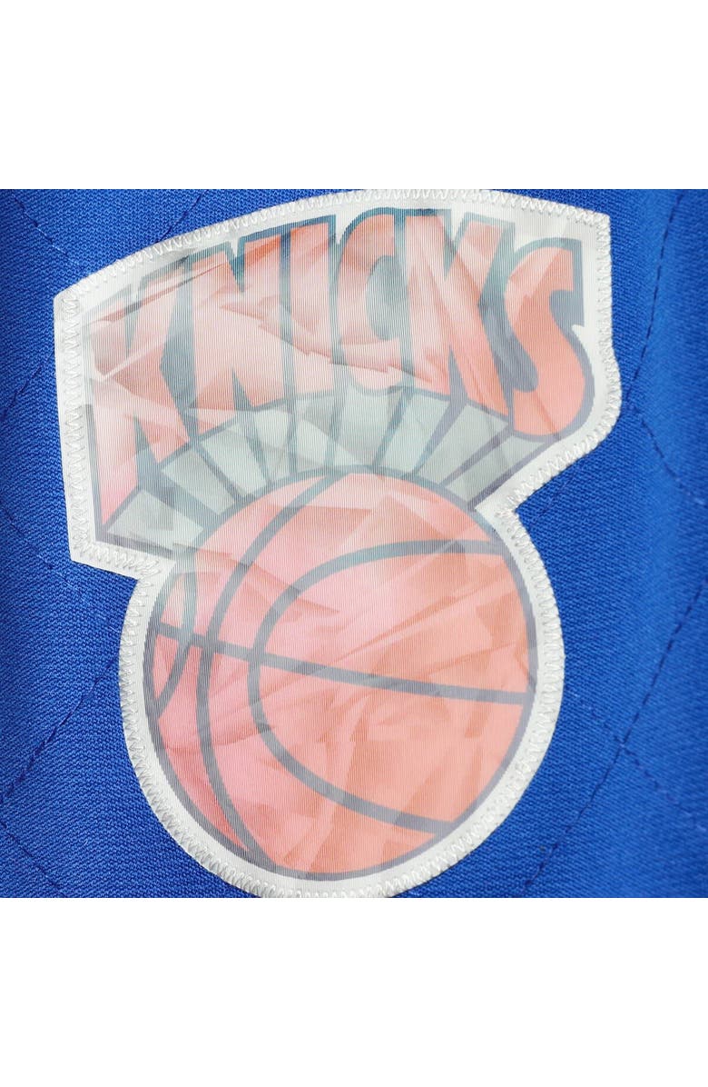 Mitchell & Ness Men's Mitchell & Ness Blue New York Knicks 1991 Hardwood Classics 75th Anniversary Swingman Shorts, Alternate, color, Blue