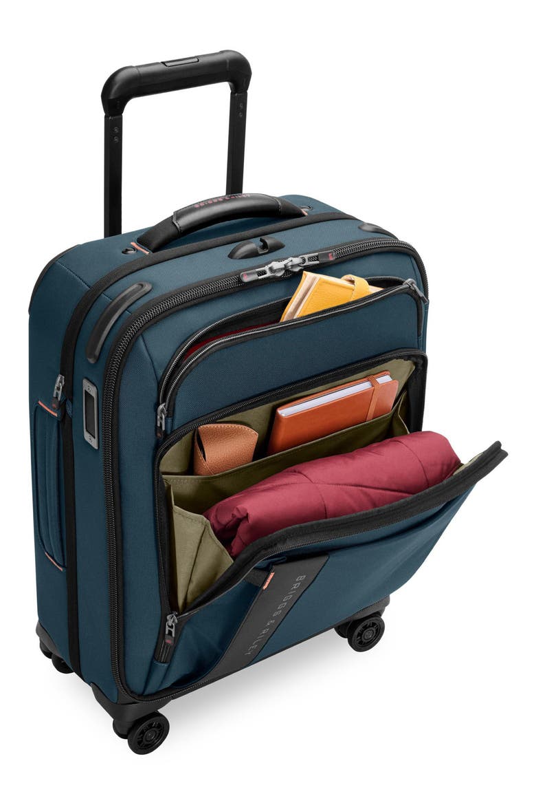 ZDX Global 21-Inch Expandable Carry-On Spinner Suitcase, Alternate, color, OCEAN