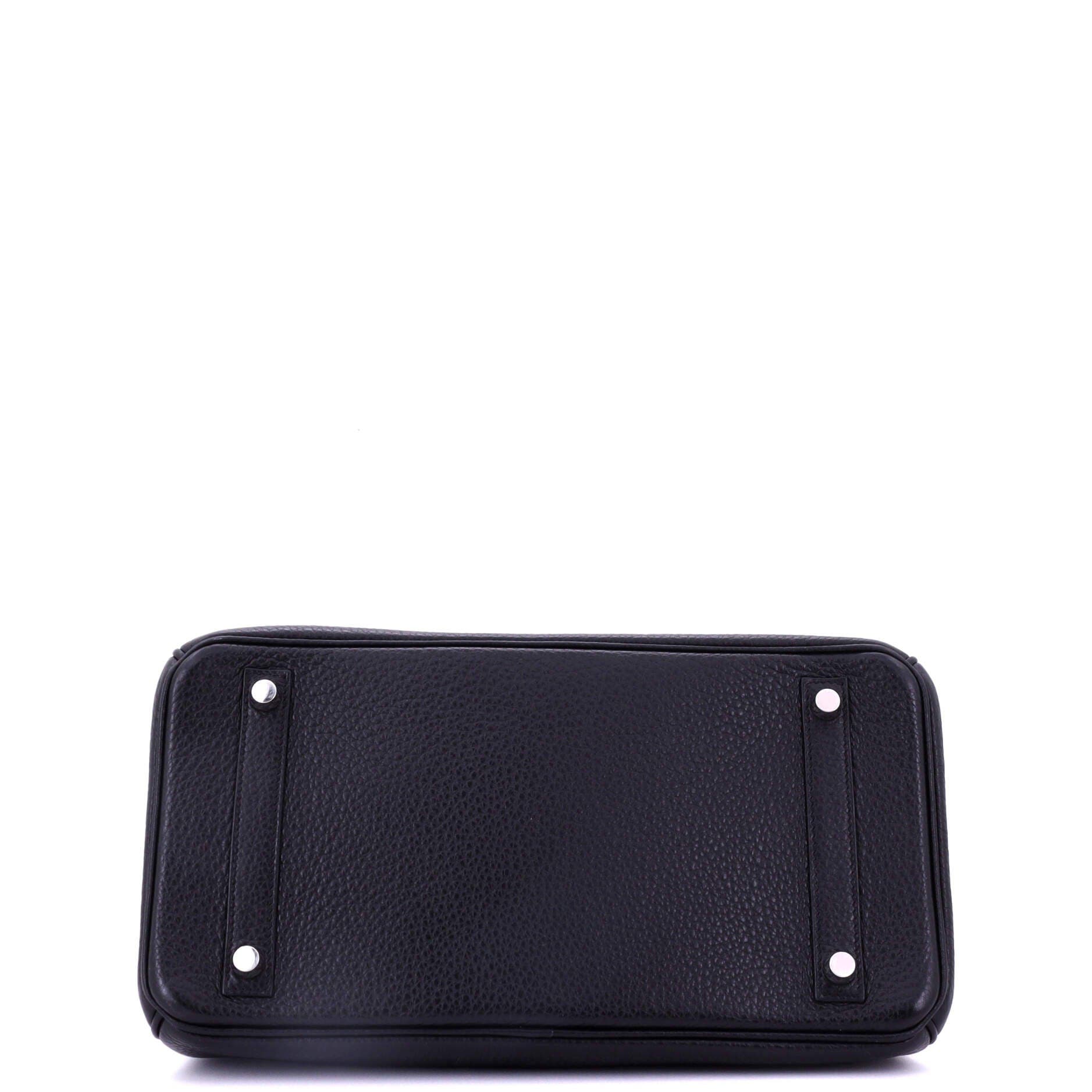 Pre-Owned Hermes Birkin Handbag Black Togo with Palladium Hardware 30, Alternate, color, 