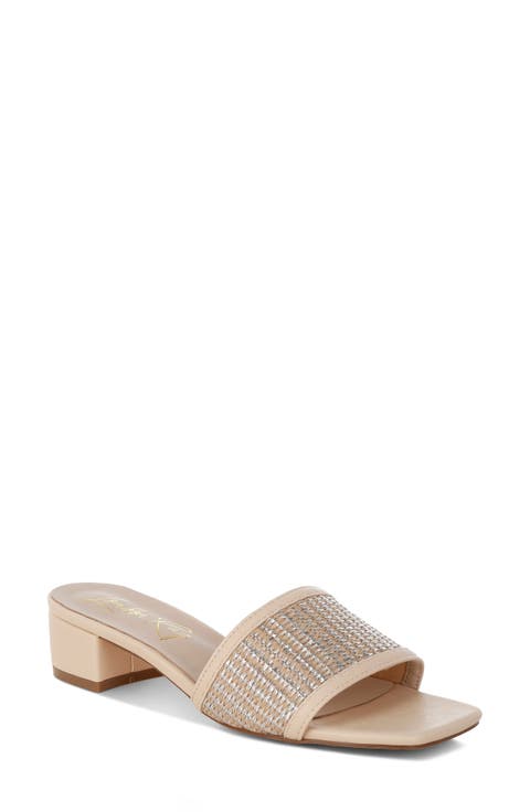 Gisella Raffia Slide Sandal (Women)