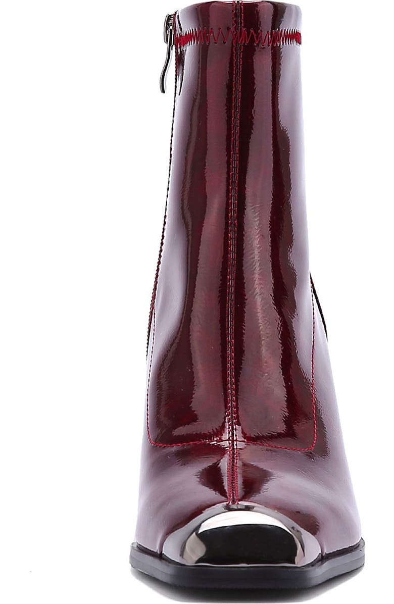NINETY UNION Fortune Square Toe Boot, Alternate, color, Burgundy