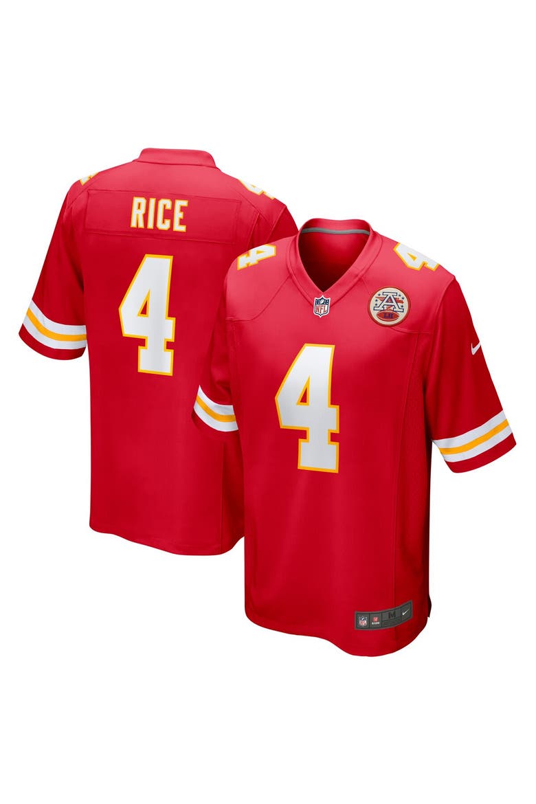 Men's Nike Rashee Rice  Red Kansas City Chiefs  Game Jersey, Main, color, Red