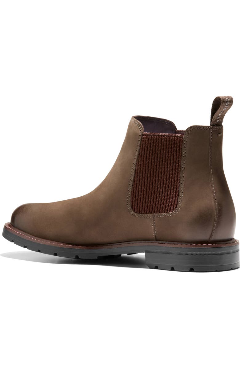 Cole Haan Chamberlin Grand Water Resistant Chelsea Boot, Alternate, color, Truffle Nubuck / Black