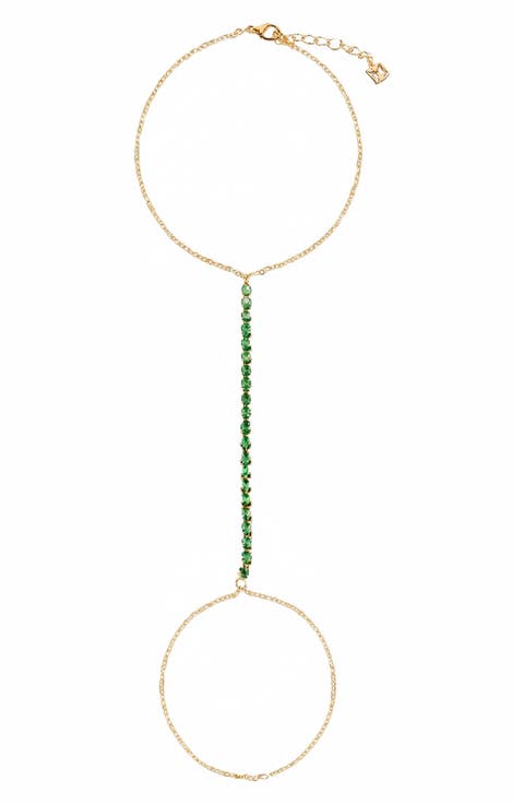The Selena Cubic Zirconia Hand Chain