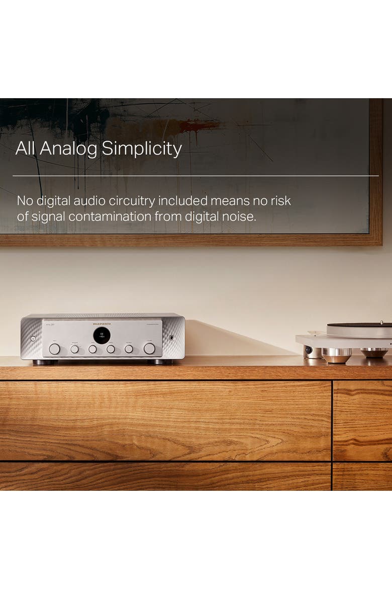 MODEL 50 Pure Analog Stereo Integrated Amplifier, Alternate, color, Silver