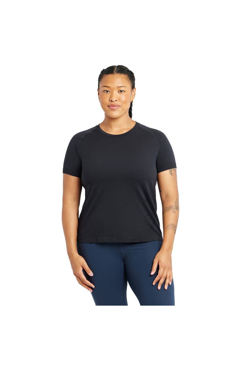 Oiselle Float Short-Sleeve Shirt - Women's, Main, color, Black