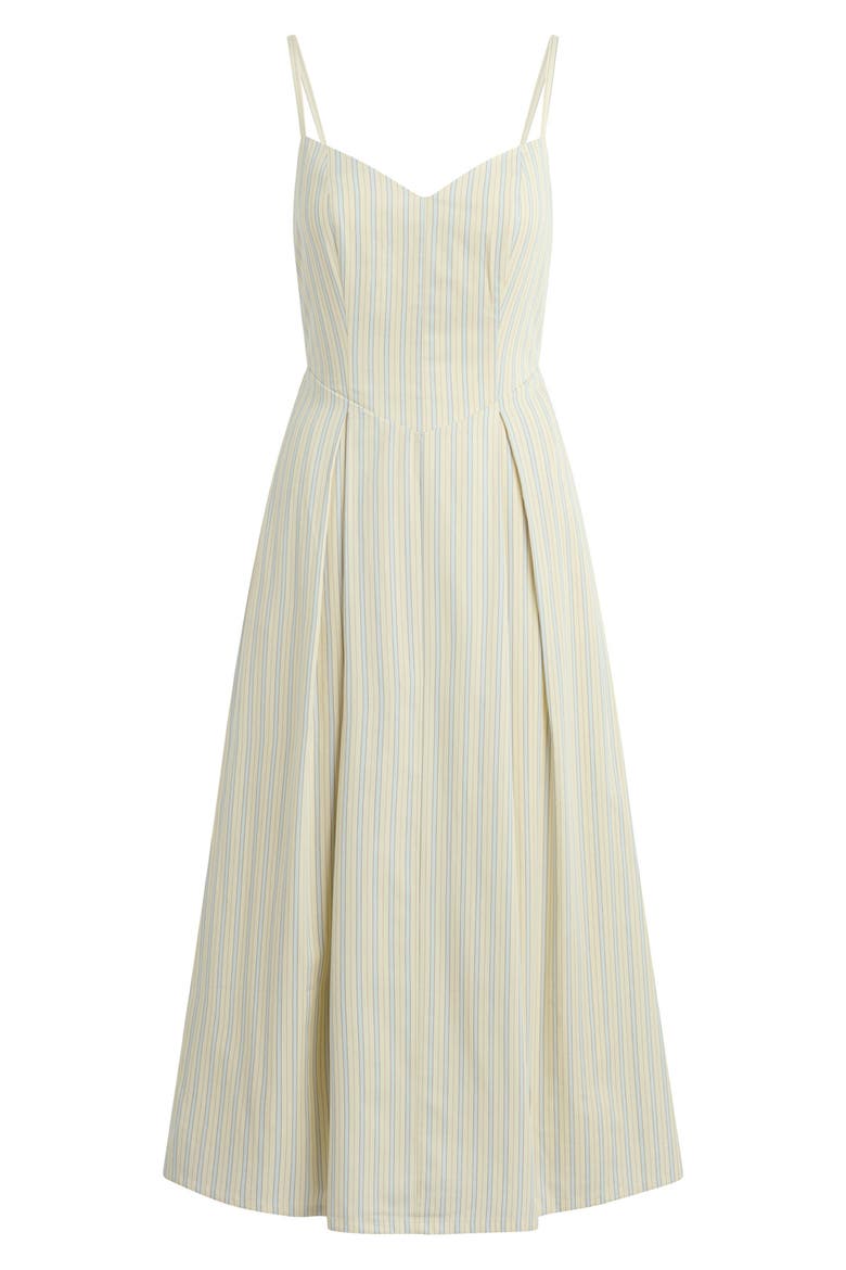 The Rhone Midi Dress, Alternate, color, ANISE FLOWER VARIG
