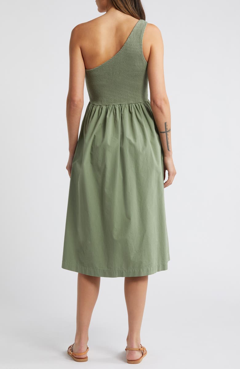 Nation LTD Connie One-Shoulder Fit & Flare Dress, Alternate, color, Sea Spray