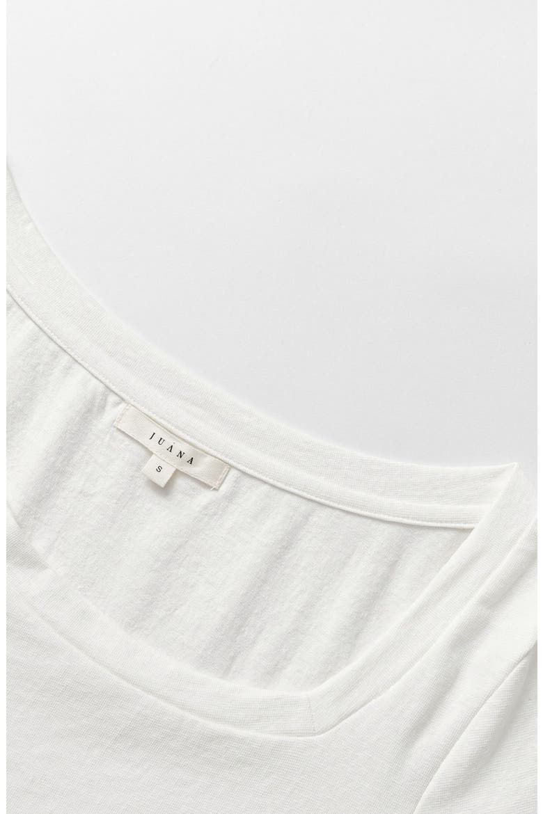 Hemp Essentials Asymmetrical Neckline Tee, Alternate, color, white