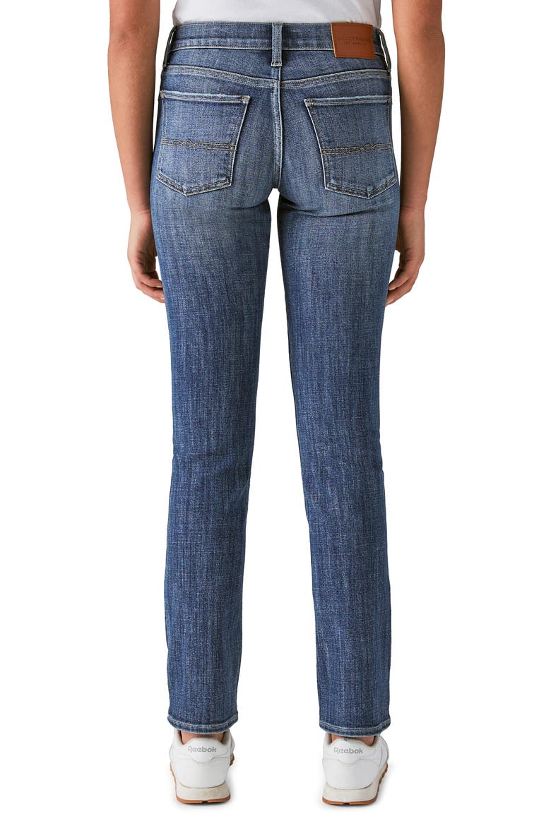 Sweet Straight Leg Jeans, Alternate, color, HOT SPRINGS