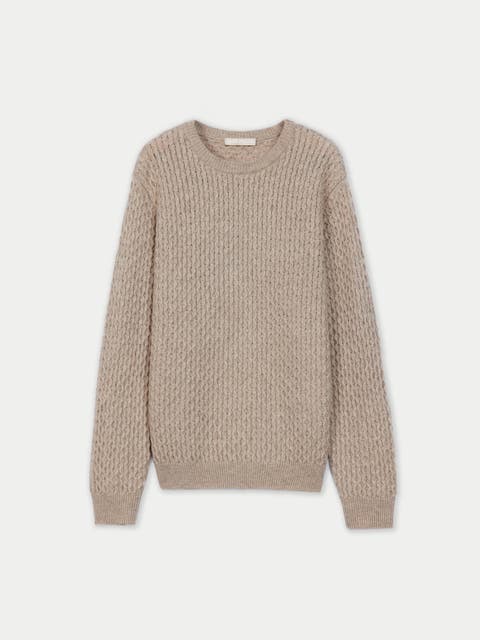 Cable Knit Cashmere Sweater