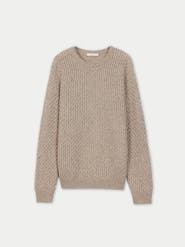GOBI Mongolian Cashmere Cable Knit Cashmere Sweater