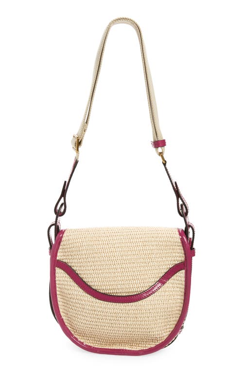 Isabel Marant Botsy Woven Raffia Crossbody Bag