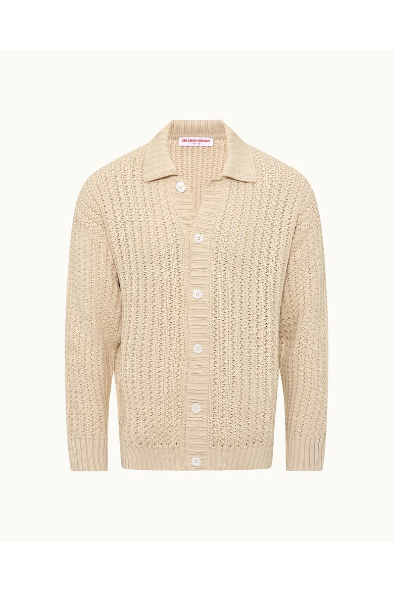 Thomas Relaxed Fit Long Sleeve Knitted Shirt, Alternate, color, Cashew