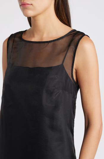 Vina Sheer Overlay Minidress