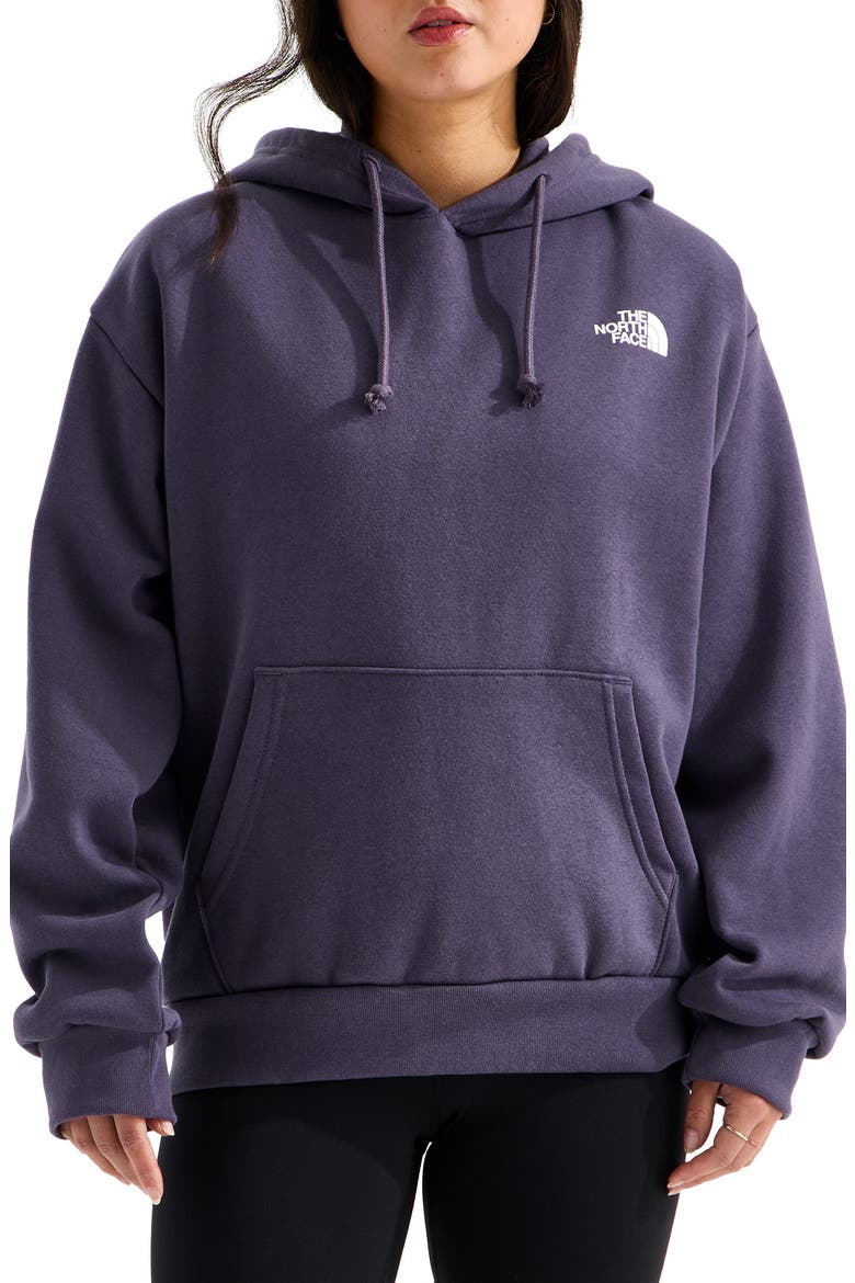 Evolution Moon Florals Oversize Hoodie, Main, color, ENDLESS DUSK