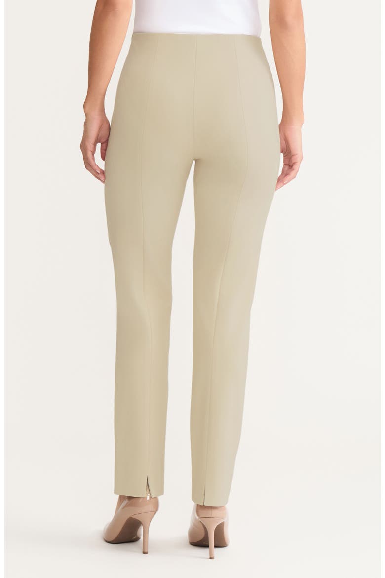 Nia Slim Leg LuxeStretch Ponte Pant, Alternate, color, Biscotti
