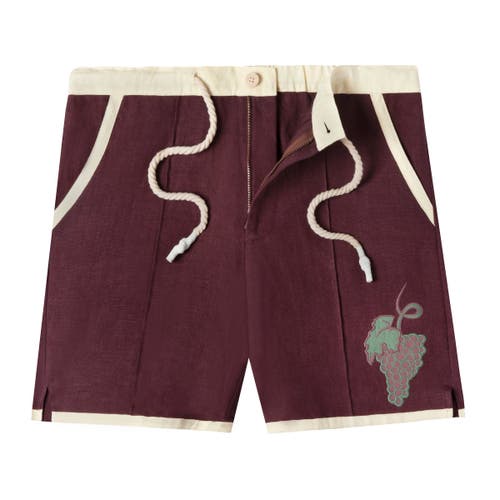 Tombolo 'tombarolo' Cabana Shorts In Pale White Wine